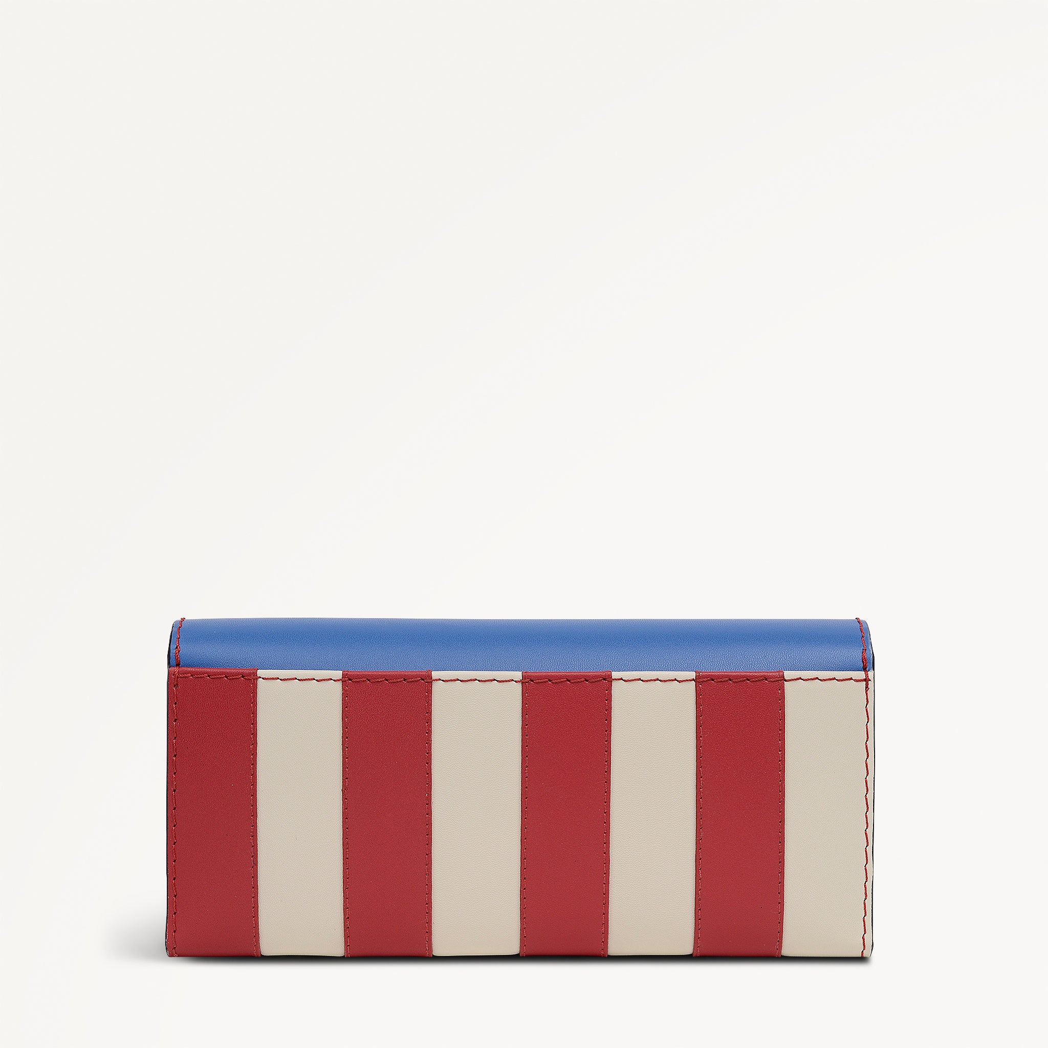 Fireworks And Stripes Large Flapover Wallet Cobalt - 113851