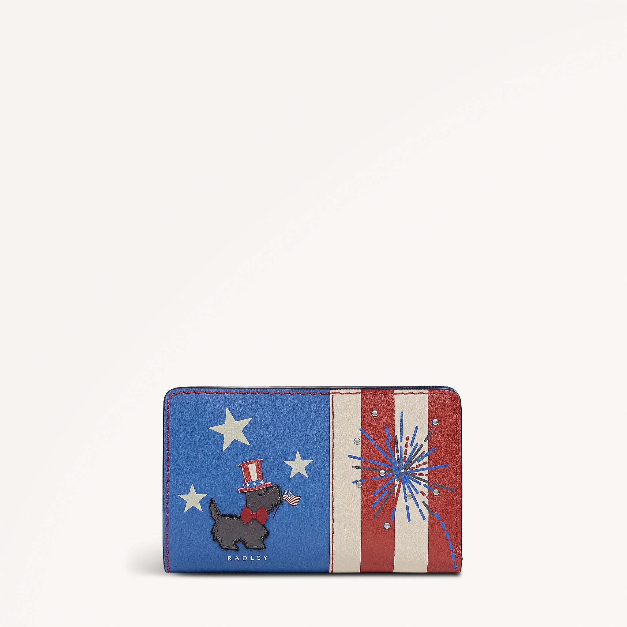 Fireworks And Stripes Medium Flapover Purse - RSG/125/02