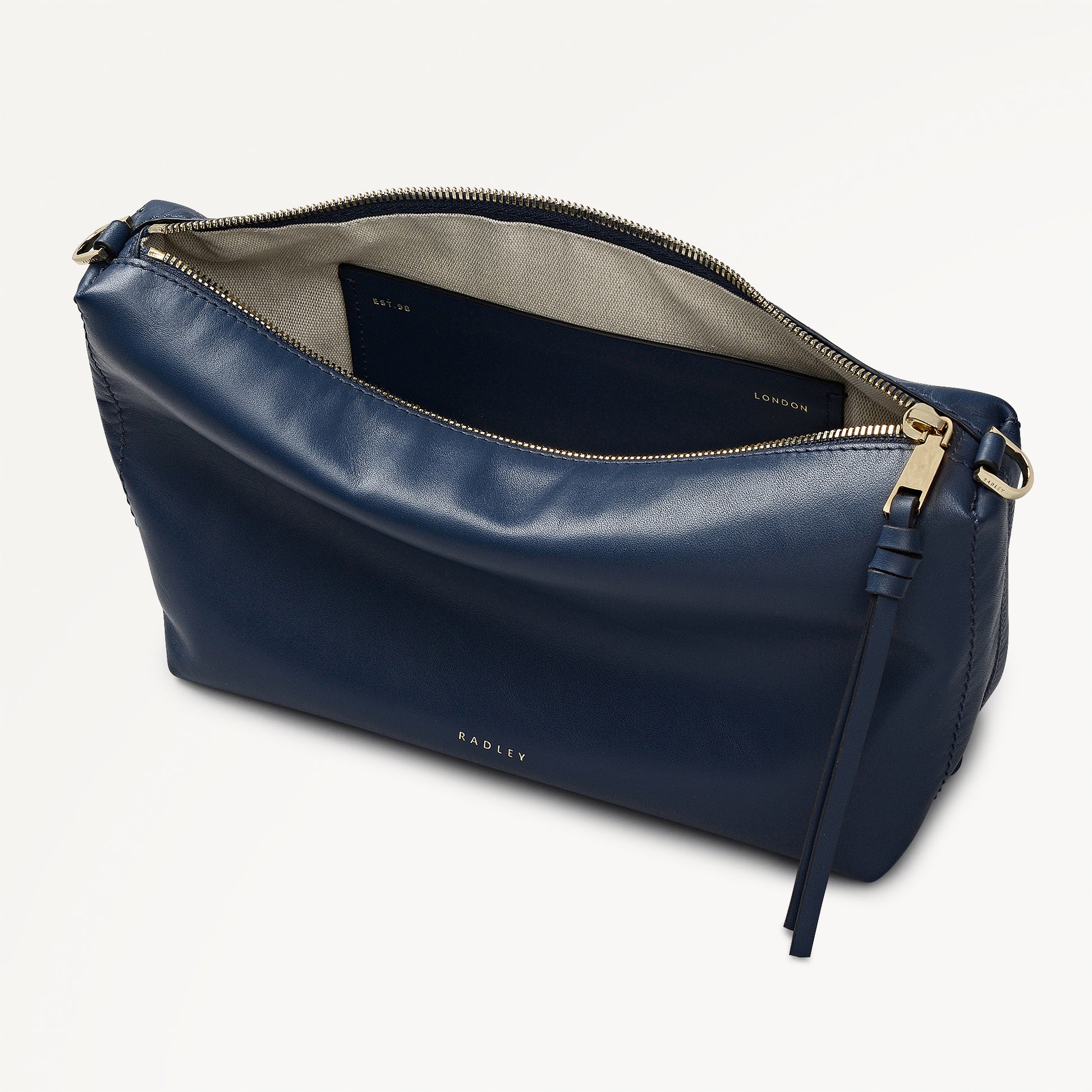 Eden Row Small Ziptop Cross Body Naval
