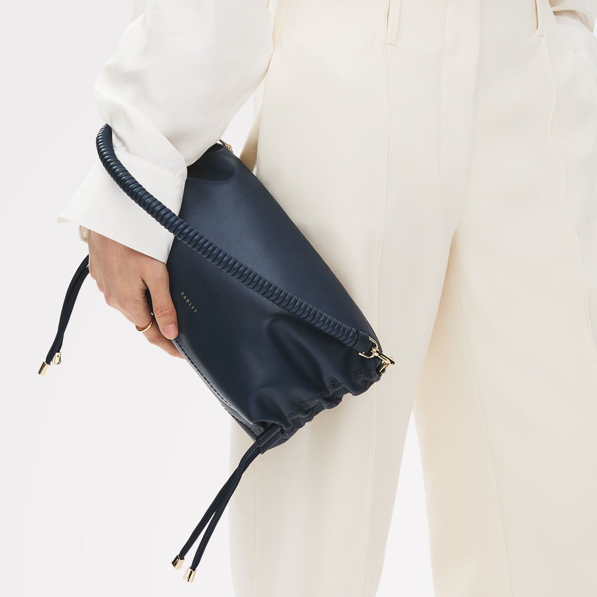 Eden Row Small Ziptop Cross Body Naval