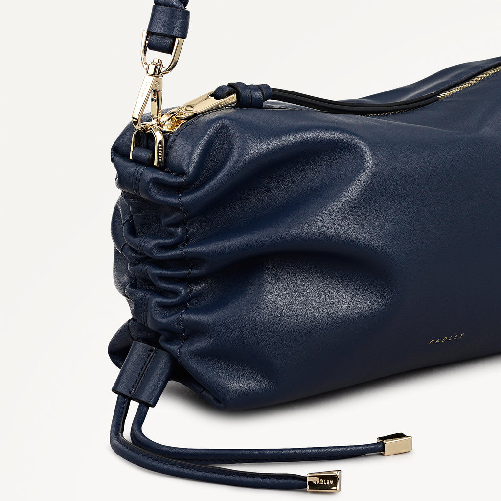 Eden Row Small Ziptop Cross Body Naval