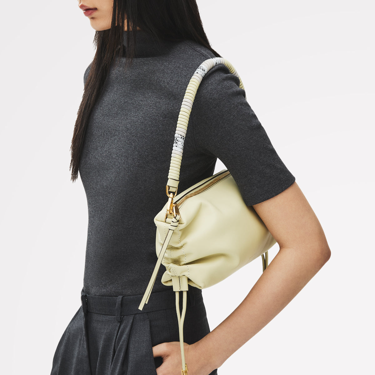 Eden Row Small Ziptop Cross Body Lemongrass - 113866