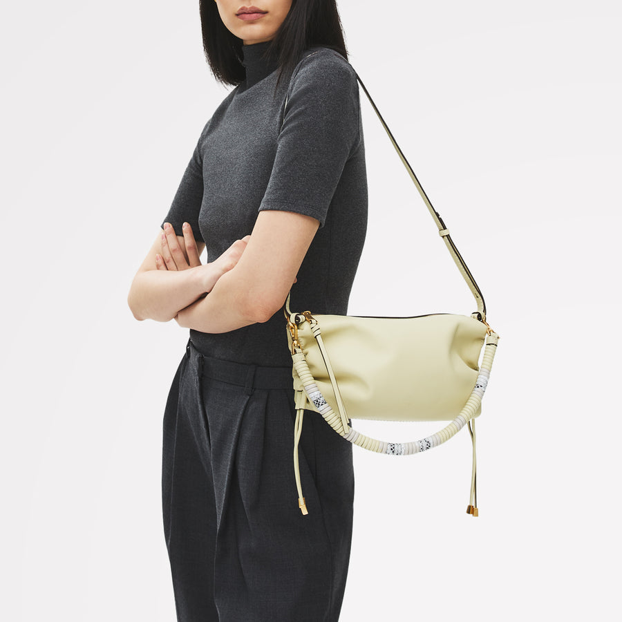 Eden Row Small Ziptop Cross Body Lemongrass - 113866