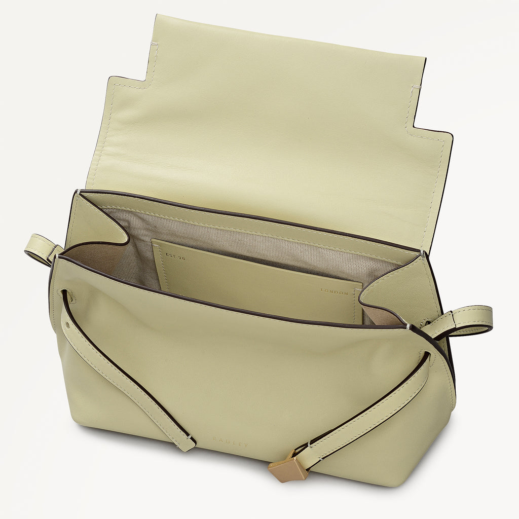 The Christina Small Flapover Cross Body Lemongrass - 113868