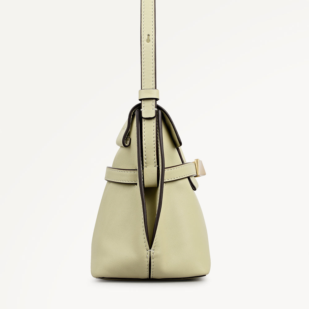 The Christina Small Flapover Cross Body Lemongrass - 113868