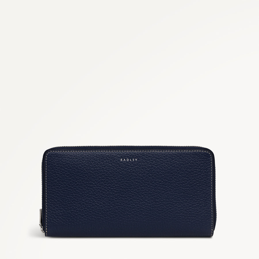Dukes Place Large Zip Around Wallet Naval - 113885