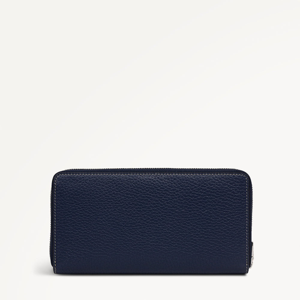 Dukes Place Large Zip Around Wallet Naval - 113885