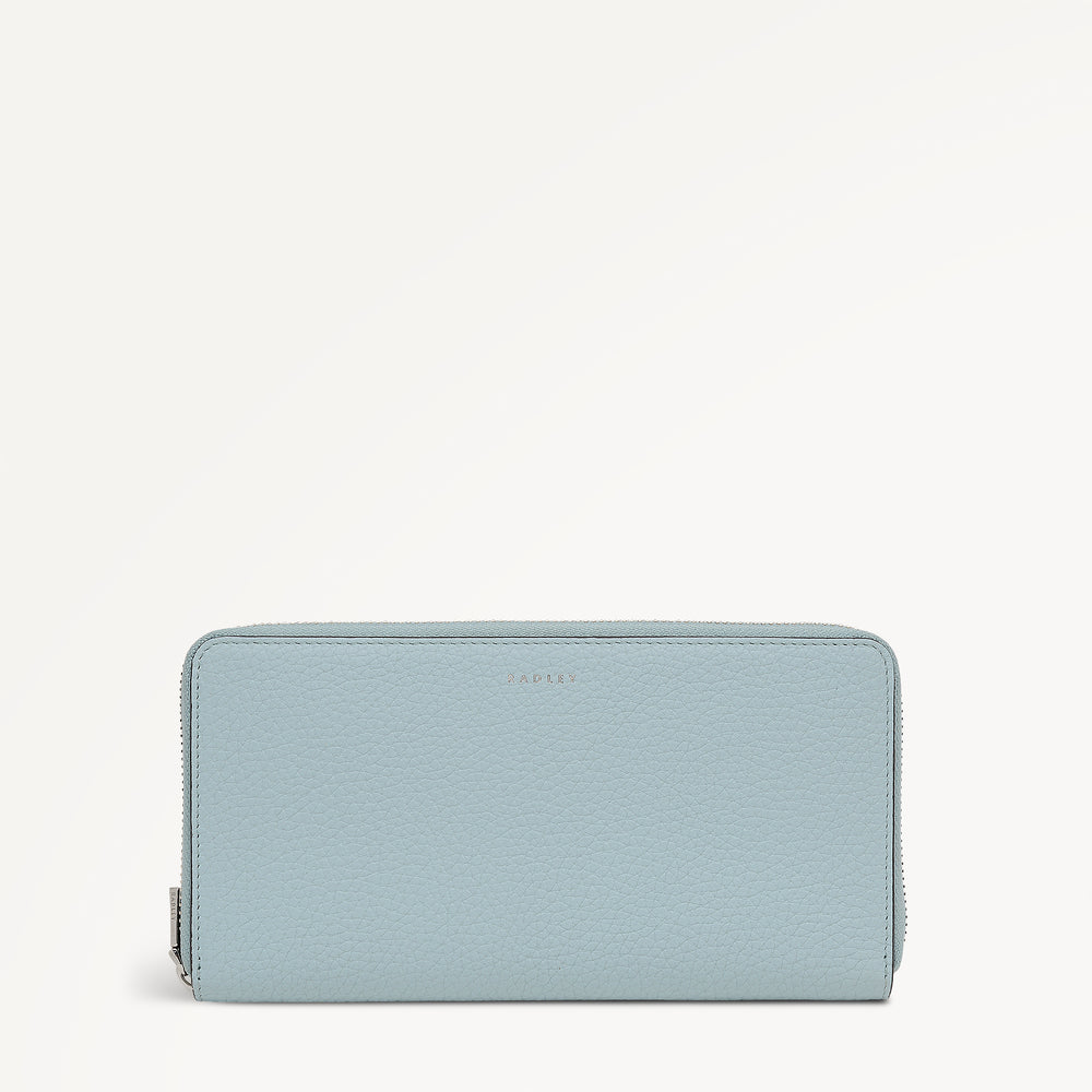 Dukes Place Large Zip Around Purse Seafoam