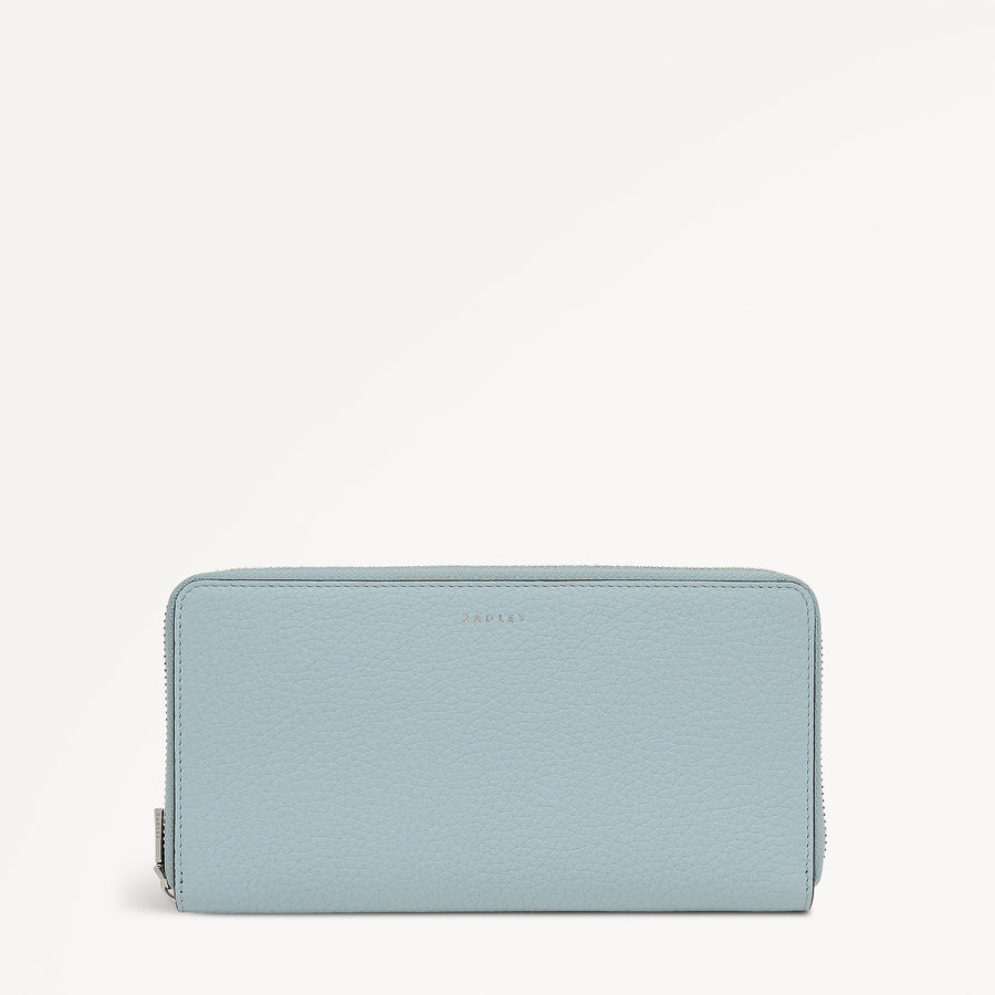 Dukes Place Large Zip Around Purse Seafoam