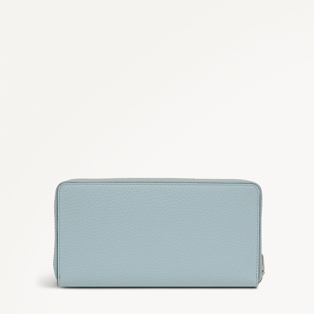 Dukes Place Large Zip Around Purse Seafoam