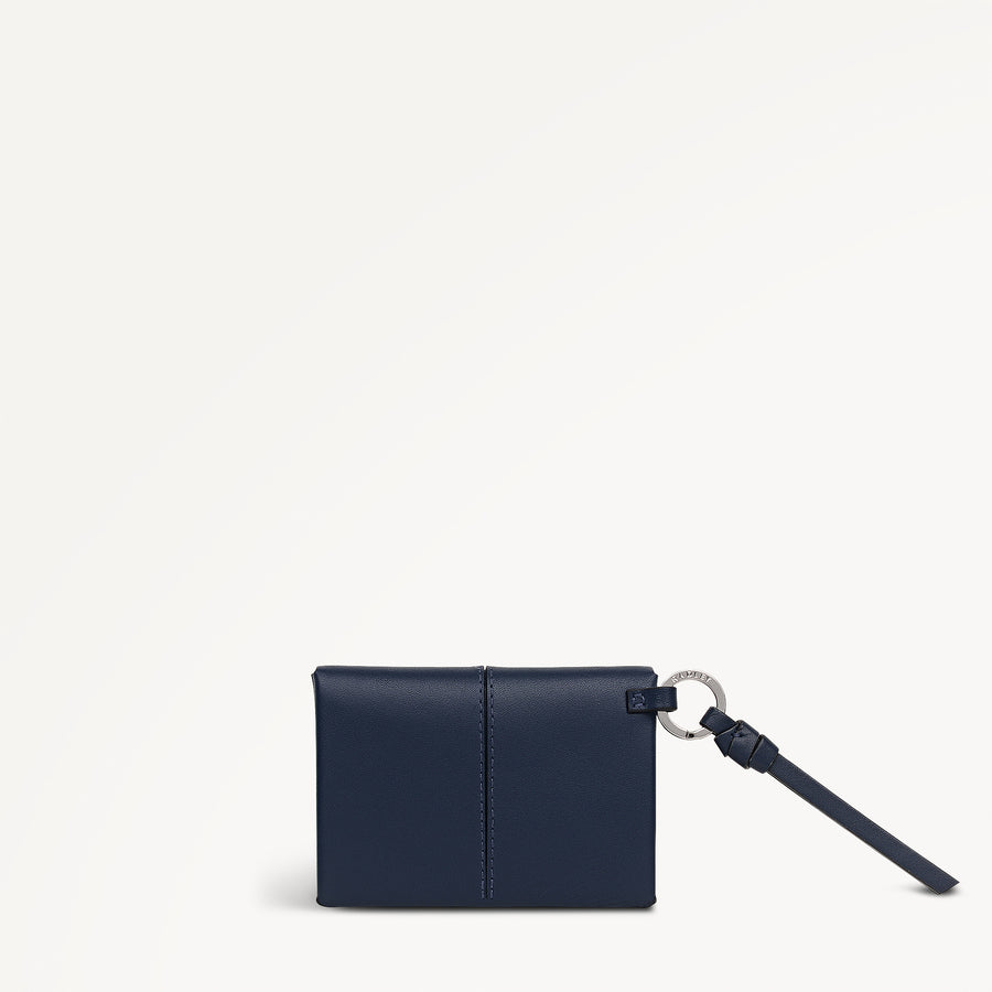 The Connaught Small  Card Holder Naval - 113892