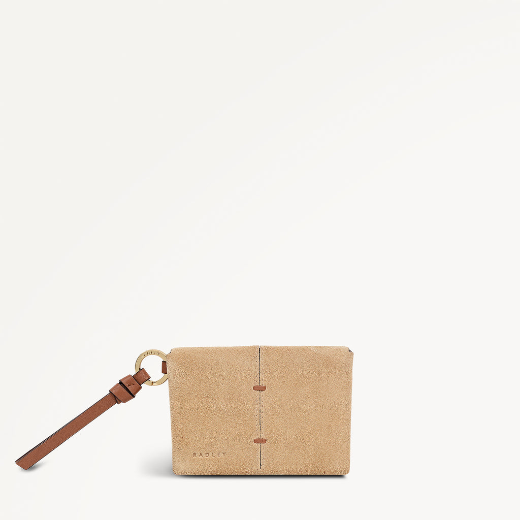 The Connaught - Suede Small  Card Holder Sahara - 113895