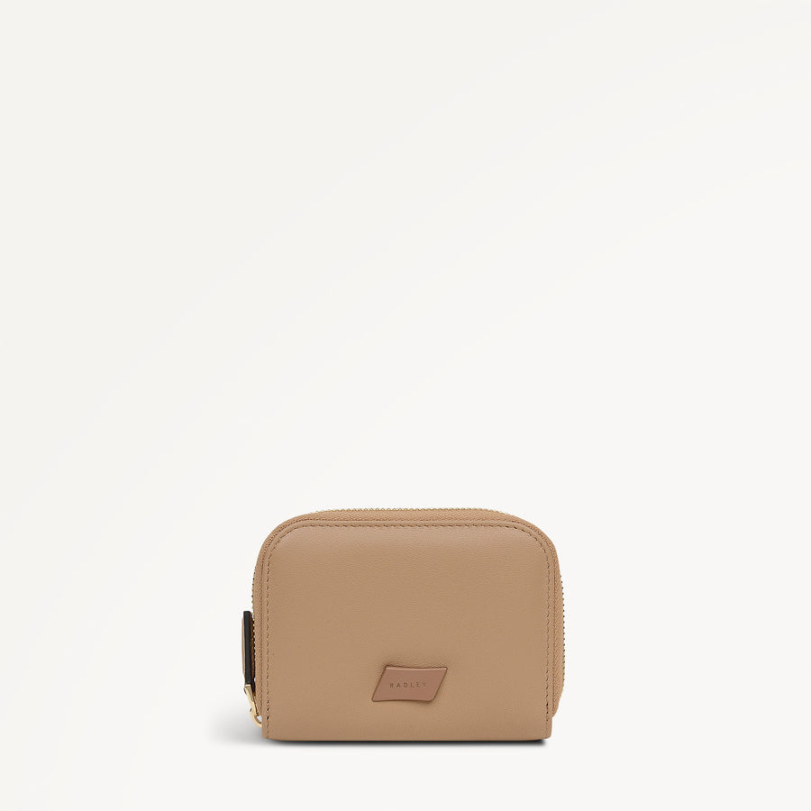 The Belsize - Puffy Small Zip Around Wallet Sahara - 113898