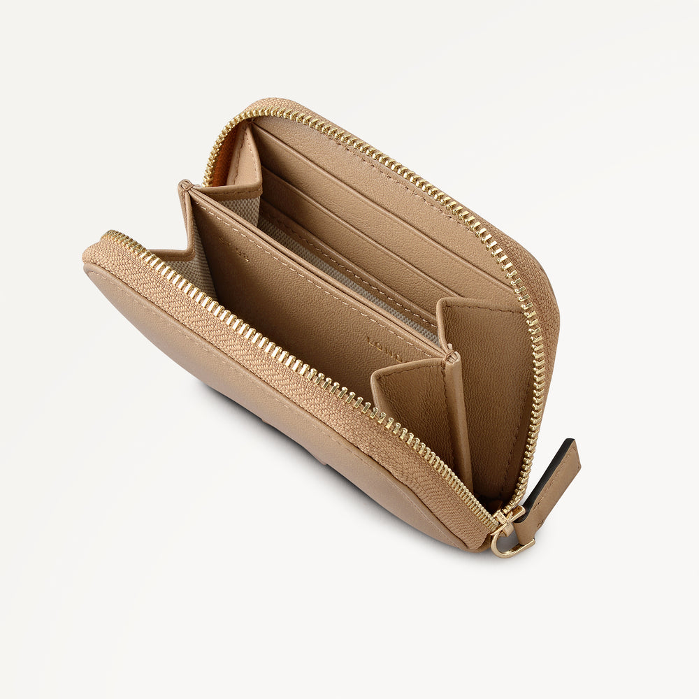 The Belsize - Puffy Small Zip Around Wallet Sahara - 113898