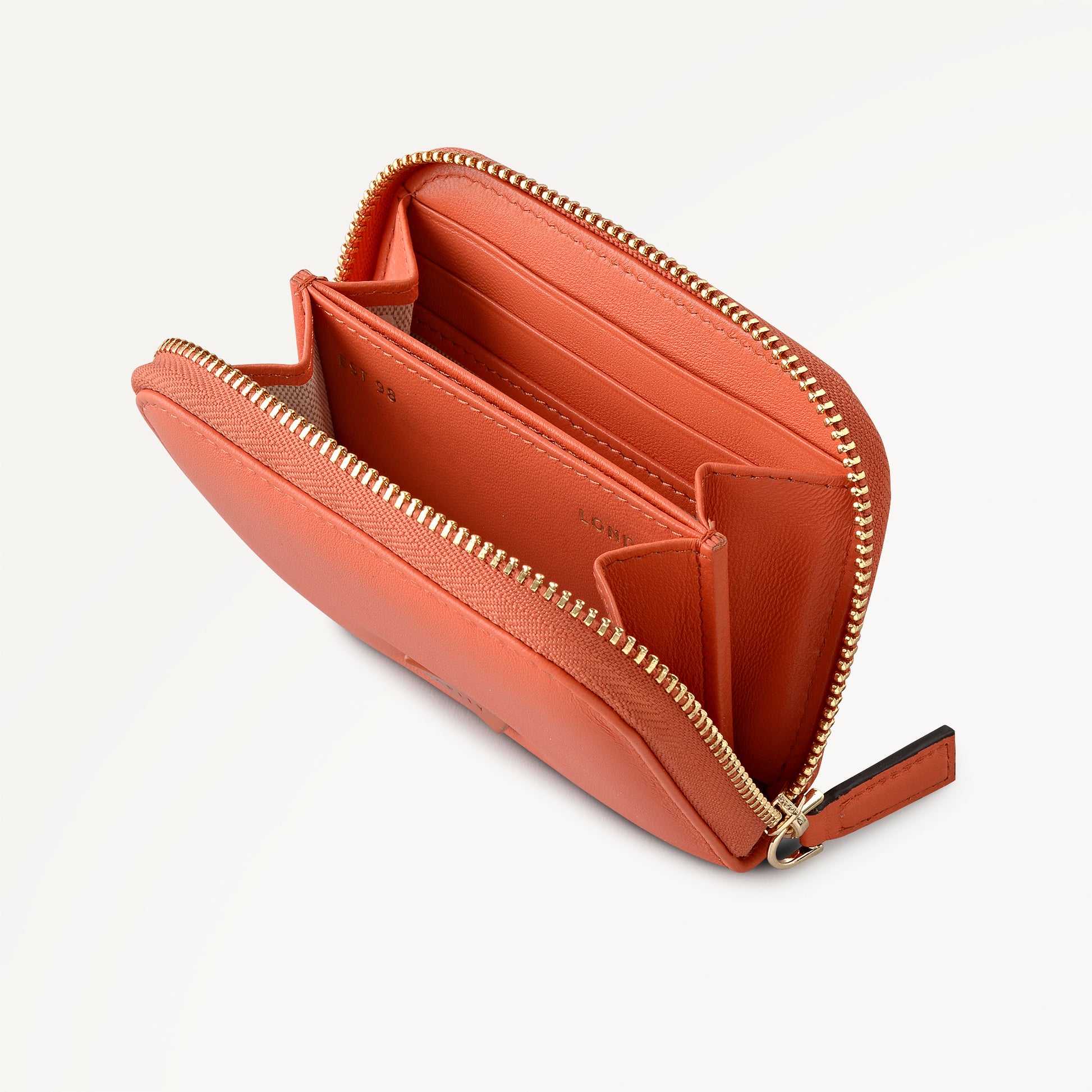 The Belsize - Puffy Small Zip Around Wallet Lobster - 113899