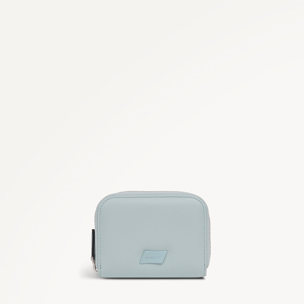 The Belsize - Puffy Small Zip Around Purse Seafoam - 113900