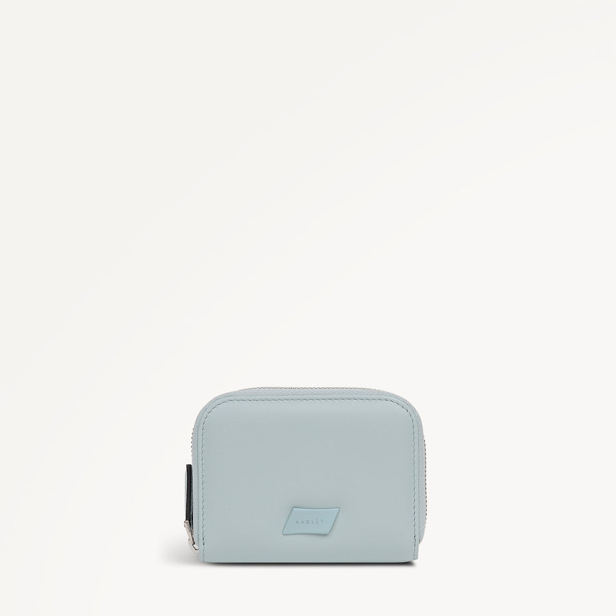 The Belsize - Puffy Small Zip Around Purse Seafoam - 113900