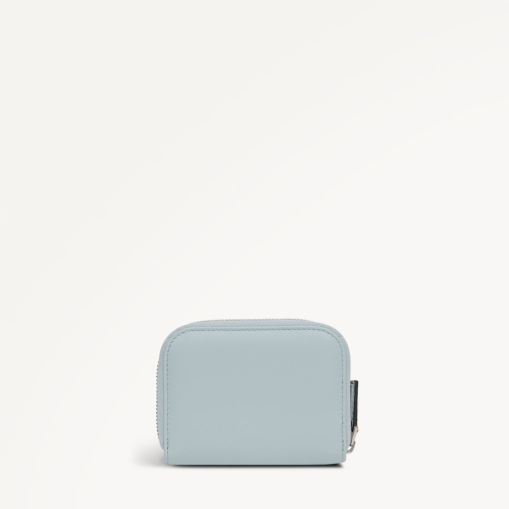 The Belsize - Puffy Small Zip Around Purse Seafoam - 113900