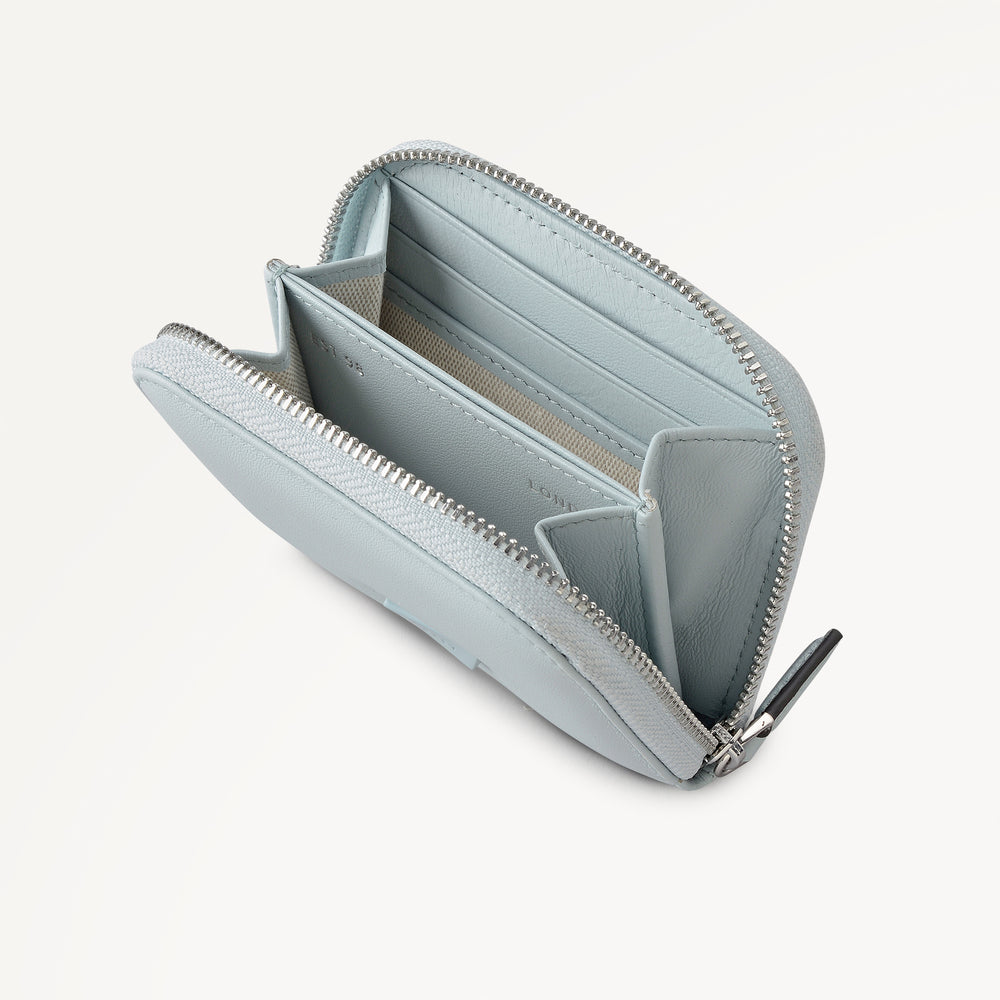 The Belsize - Puffy Small Zip Around Purse Seafoam - 113900