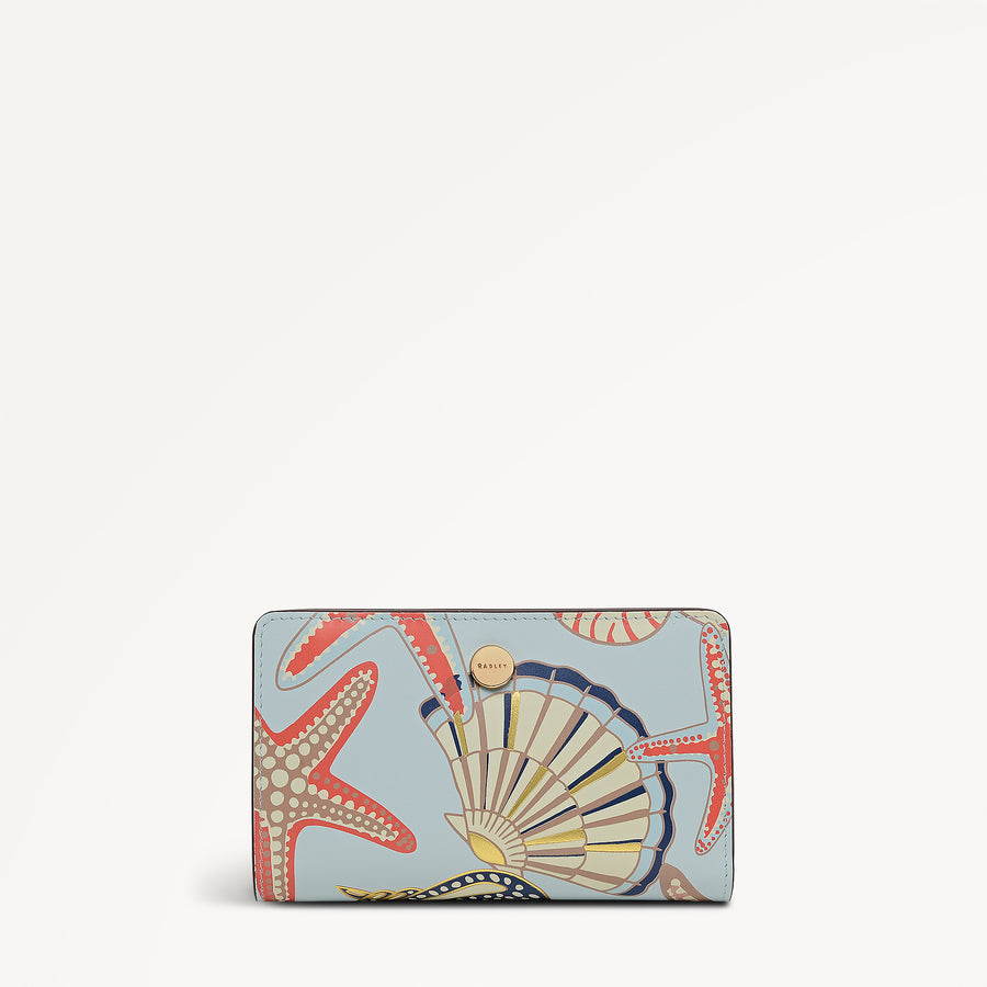 Picton Place - Shell Medium Bifold Wallet Seafoam - 113902