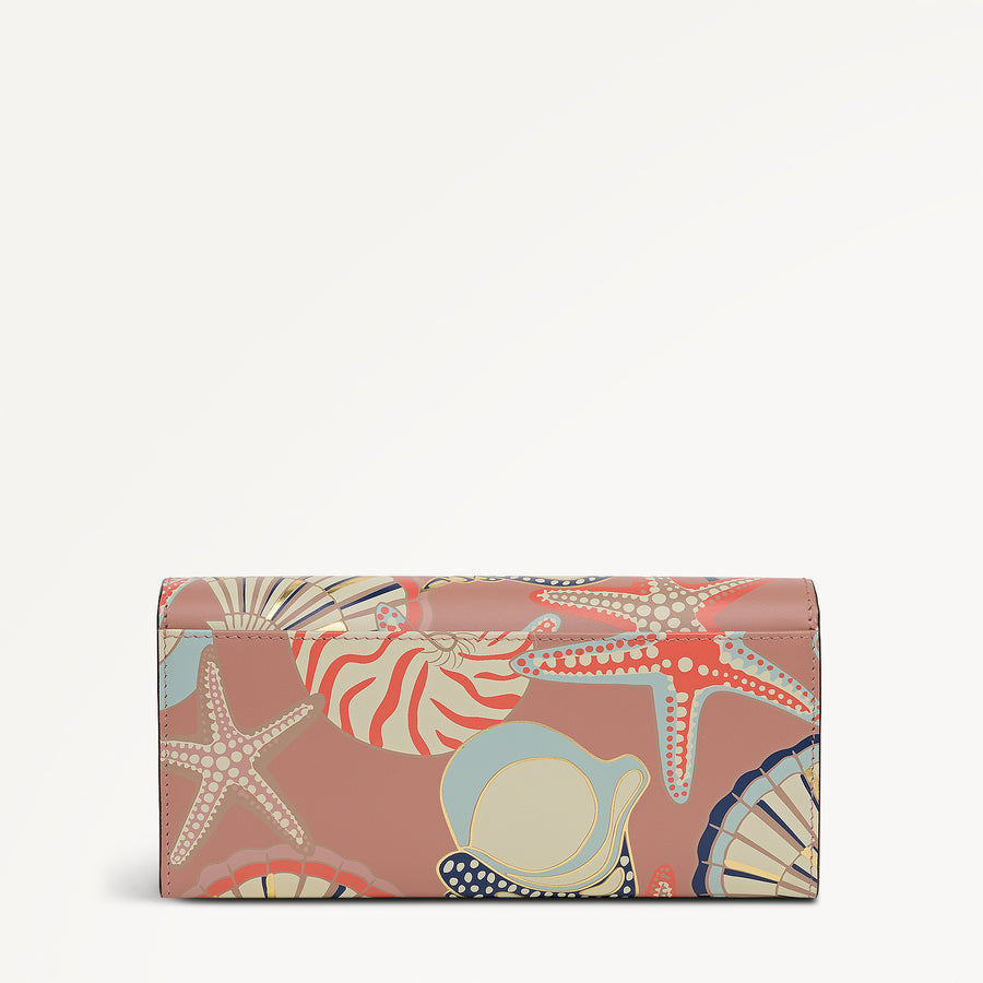 Picton Place - Shell Large Flapover Wallet Carnation - 113903