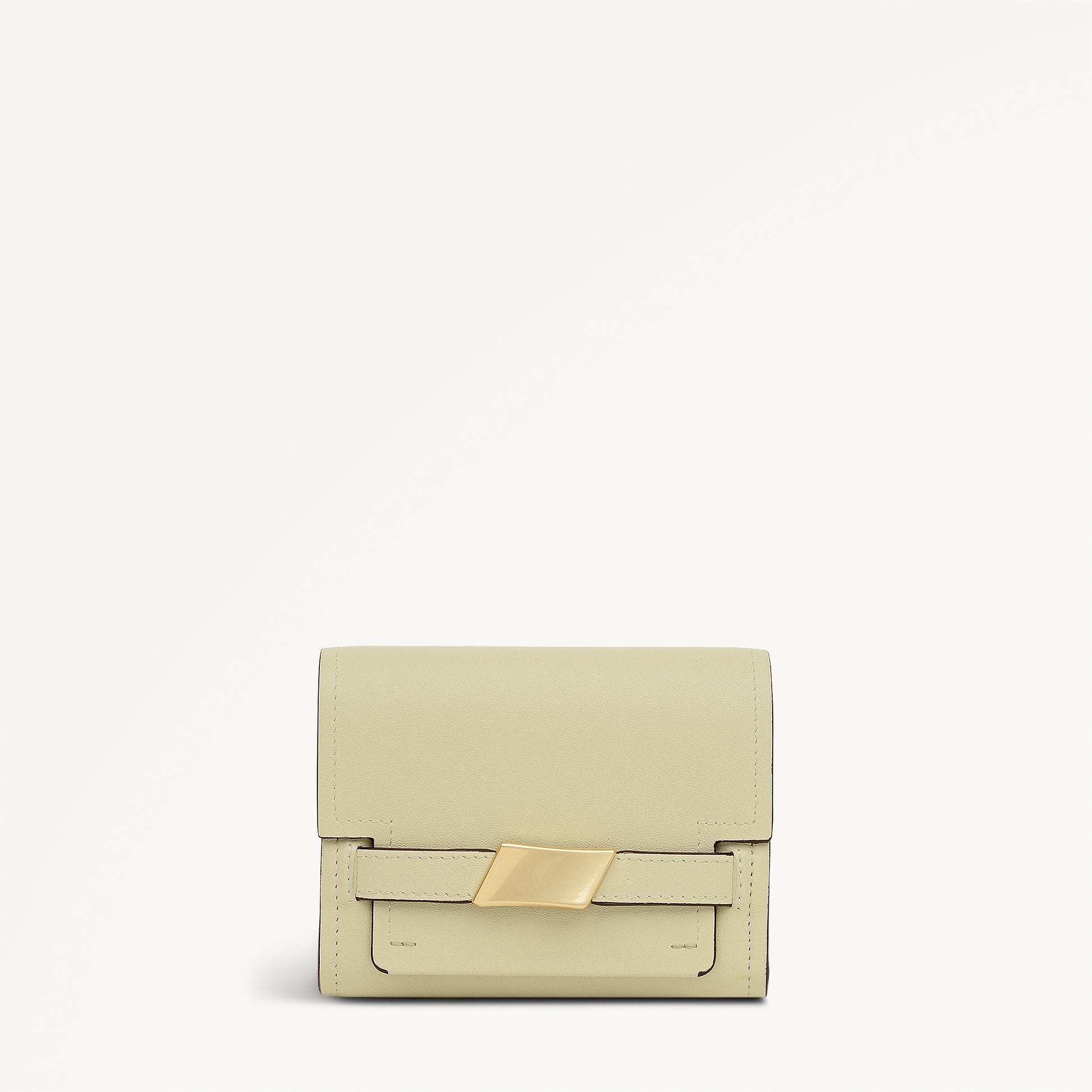The Christina Medium Flapover Wallet Lemongrass