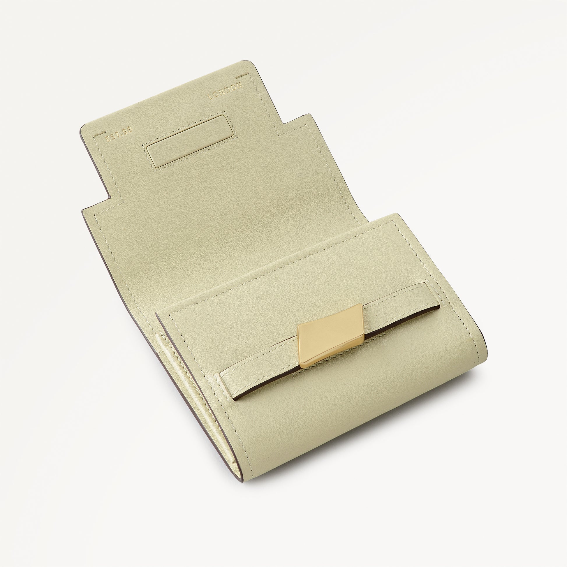 The Christina Medium Flapover Wallet Lemongrass