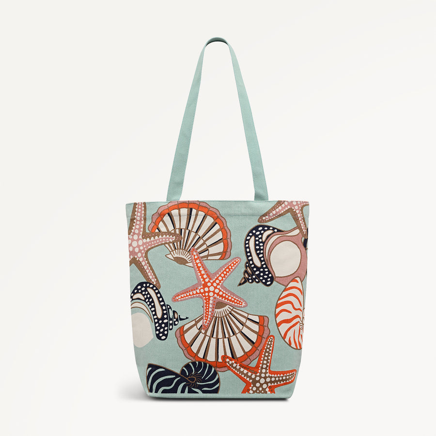 Shell Medium Open Top Tote Seafoam - 113932