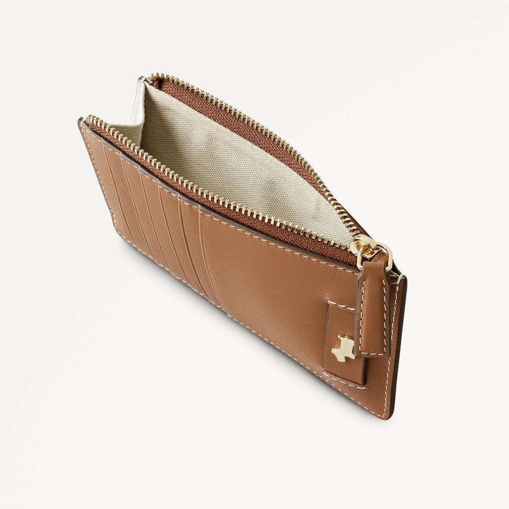 Talbot Way Medium Zip Card & Coin Holder Cognac - 114102