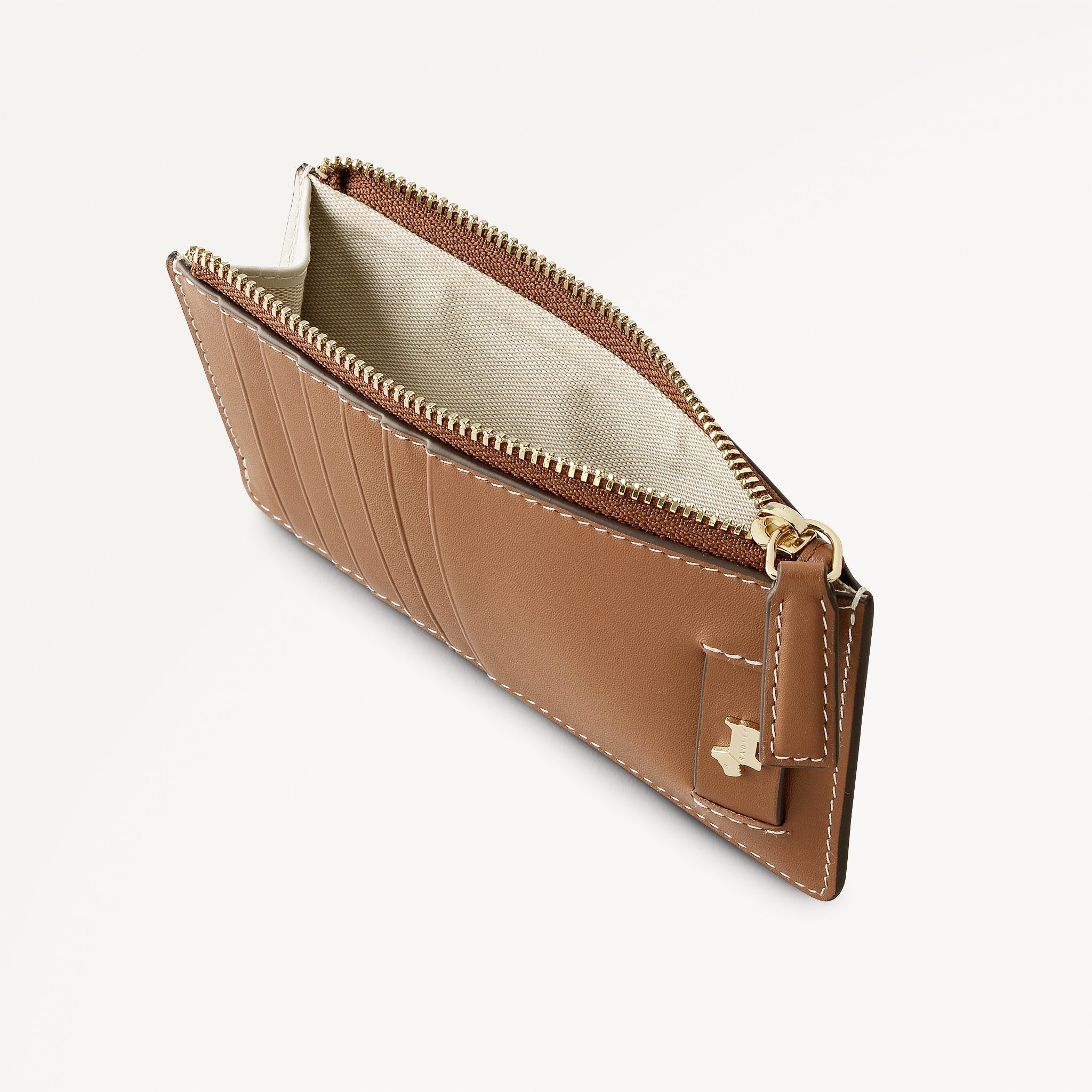 Talbot Way Medium Zip Card & Coin Holder Cognac - 114102