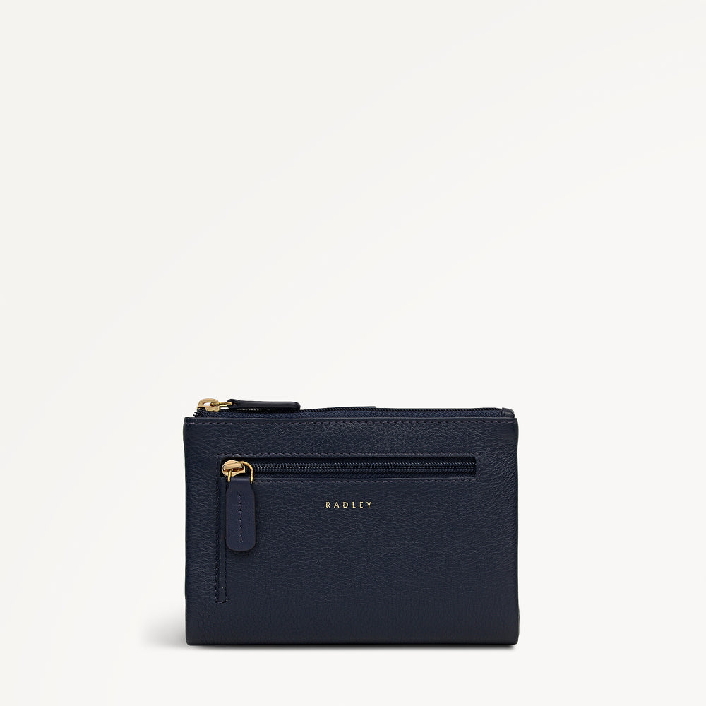 Larkswood Leather Medium Bifold Wallet in Ink - 13712