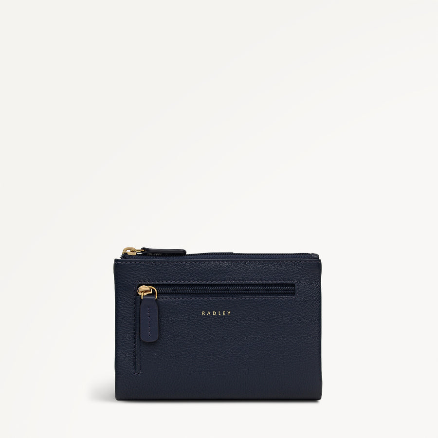 Larkswood Leather Medium Bifold Wallet in Ink - 13712