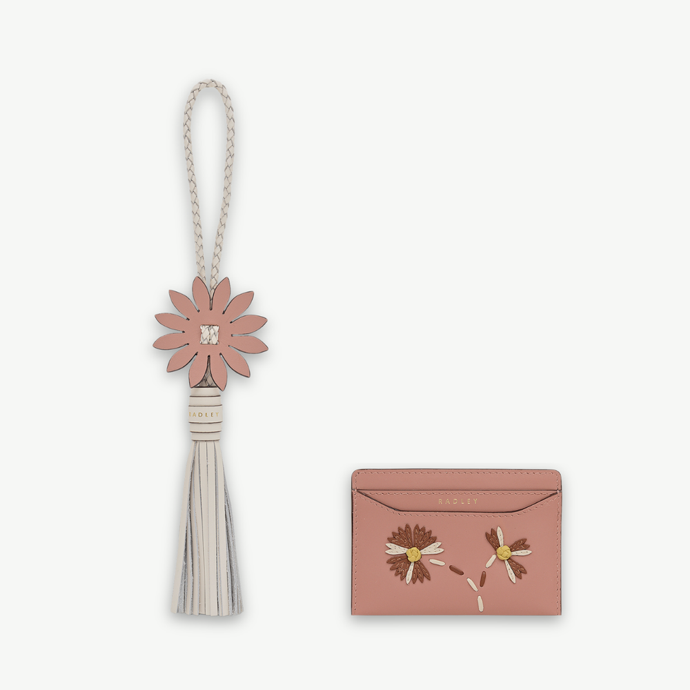 Floral Card Holder and Daisy Charm