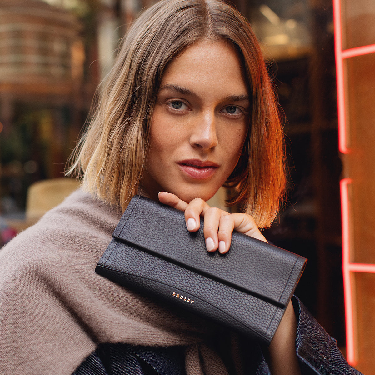 THE CHANCERY LARGE FLAPOVER Wallet BLACK