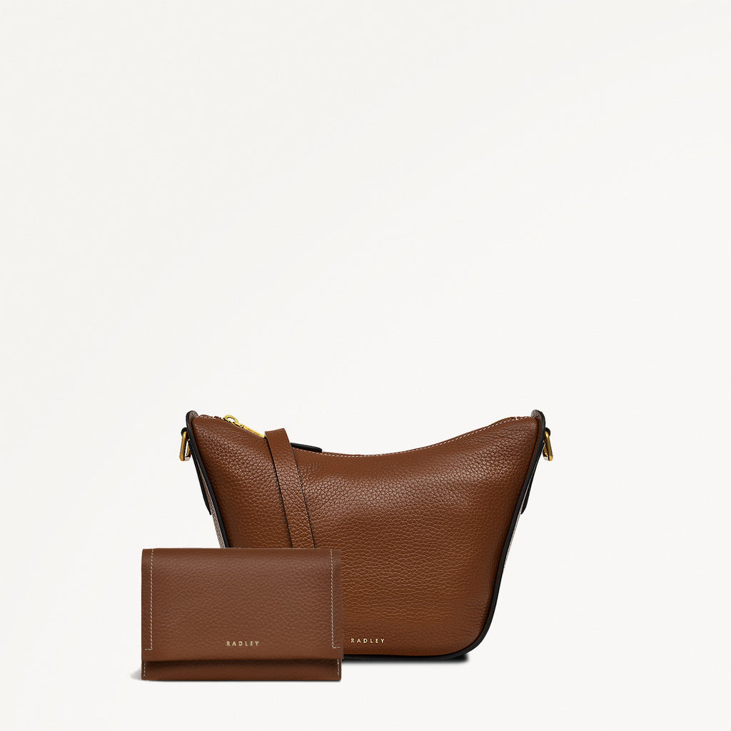 Oak Street Small Ziptop Cross Body Bag and Medium Wallet Bundle