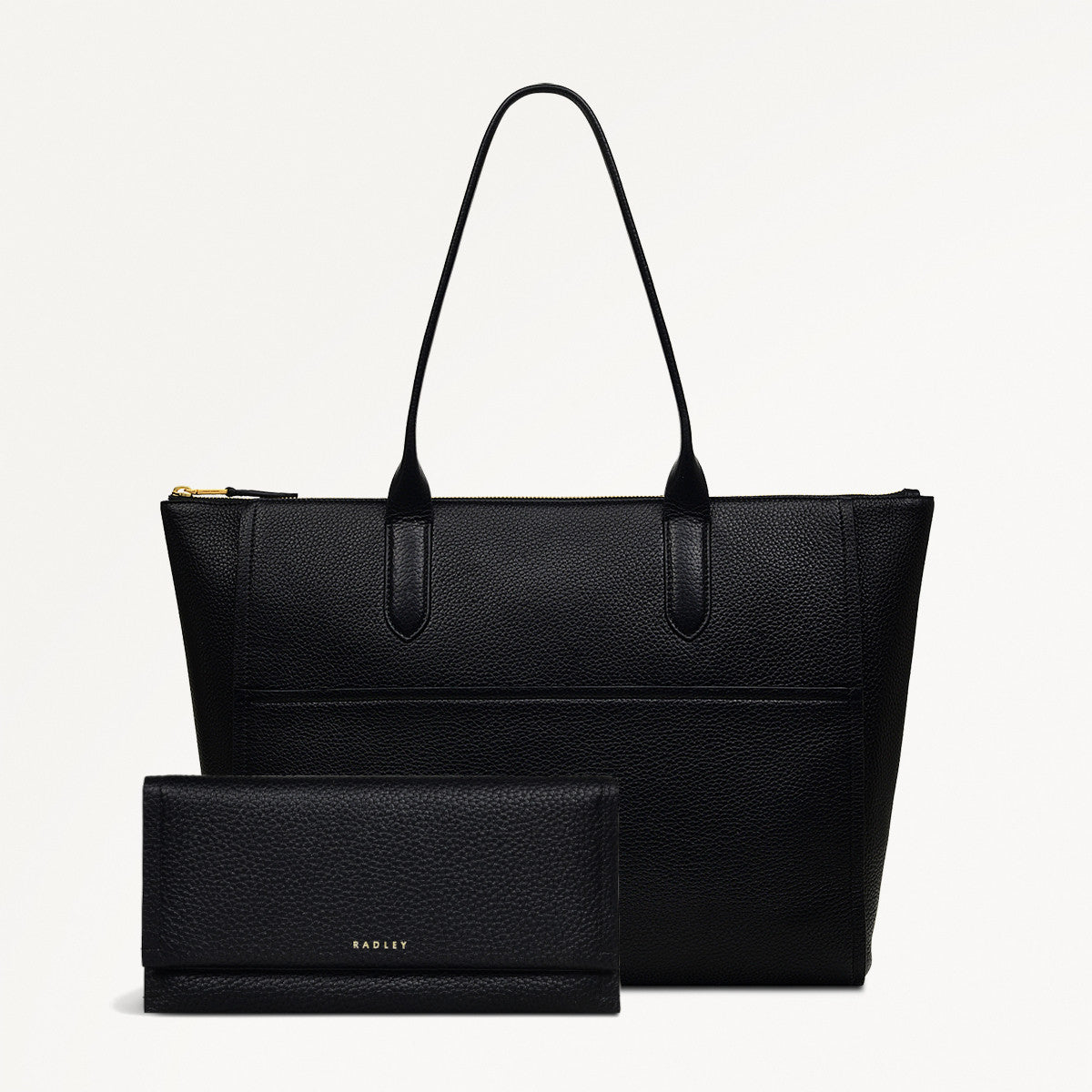 Oak Street Medium Ziptop Tote Bag and Large Wallet Bundle