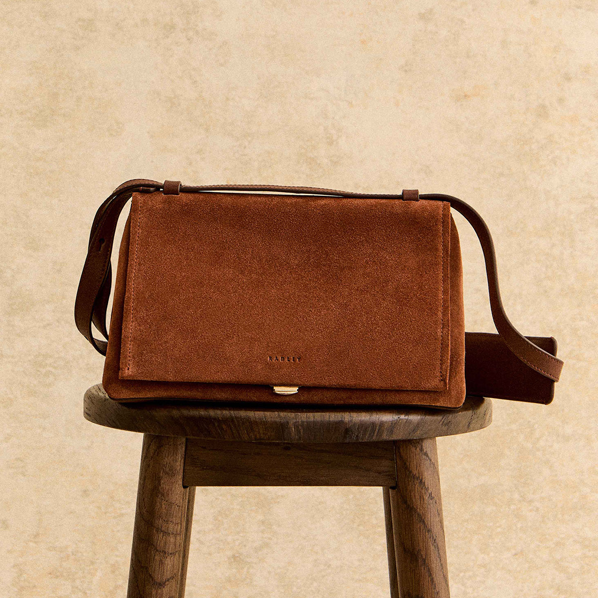 Russet Medium Flapover Shoulder | Mercer Street AW25 | Radley London