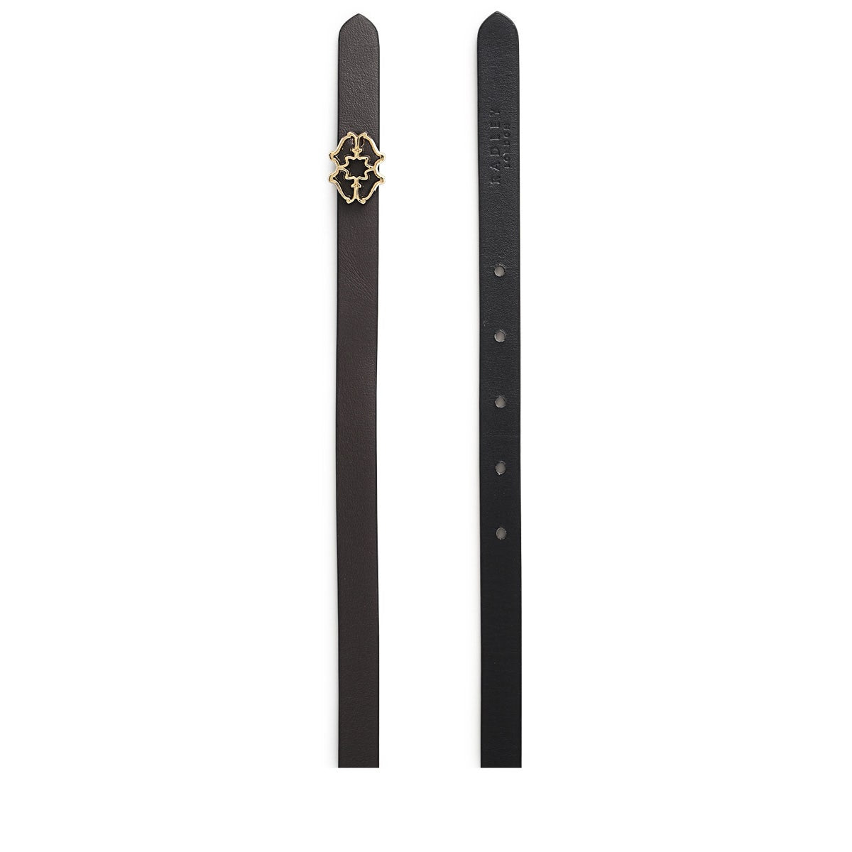 Heirloom Street Skinny Belt in Dark Cherry - B8477609O
