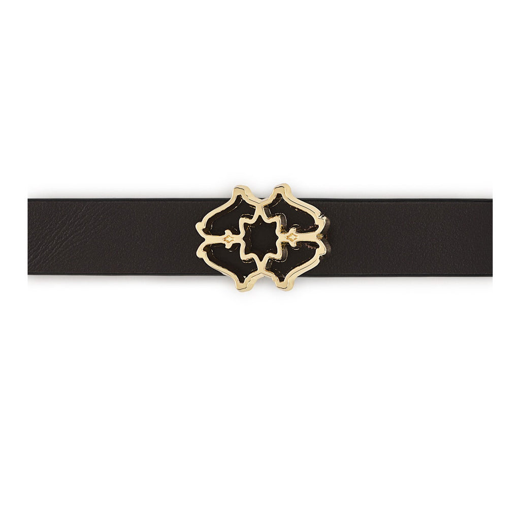 Heirloom Street Skinny Belt in Dark Cherry - B8477609O