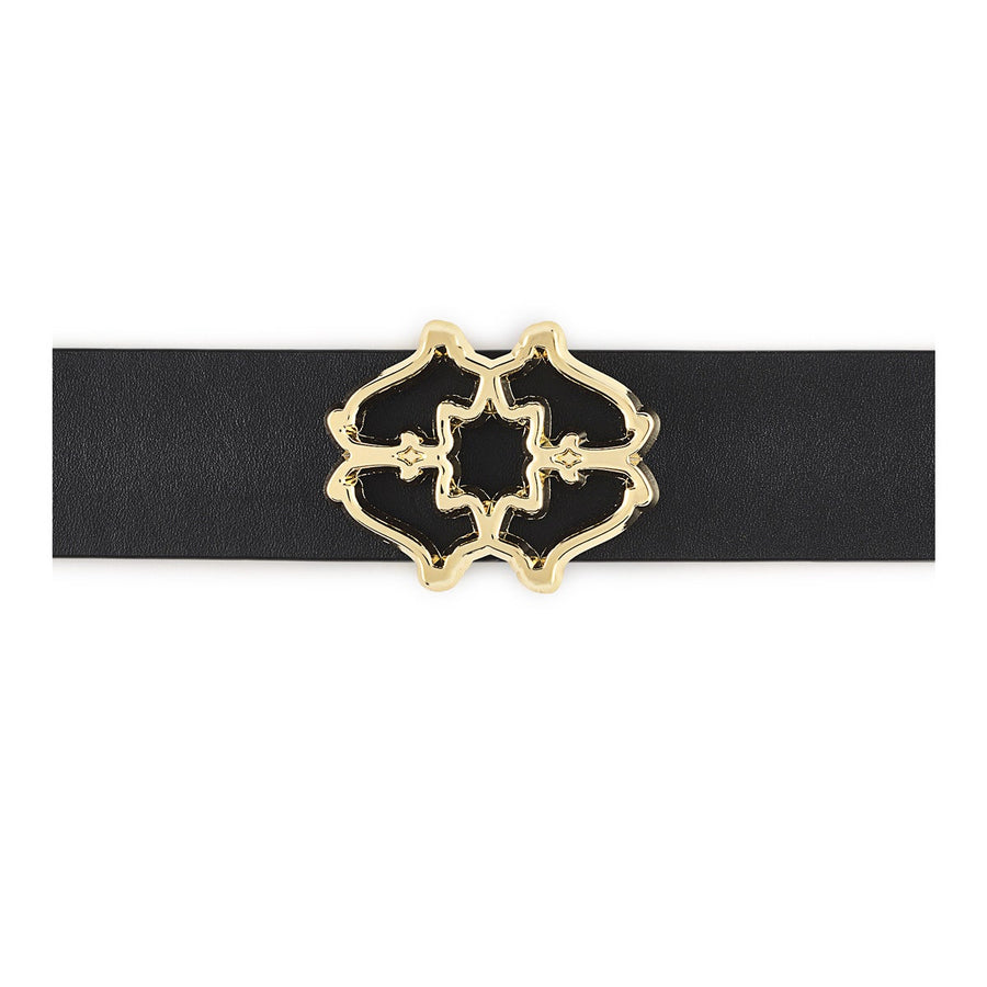Heirloom Street Classic Belt in Black - B8478001O