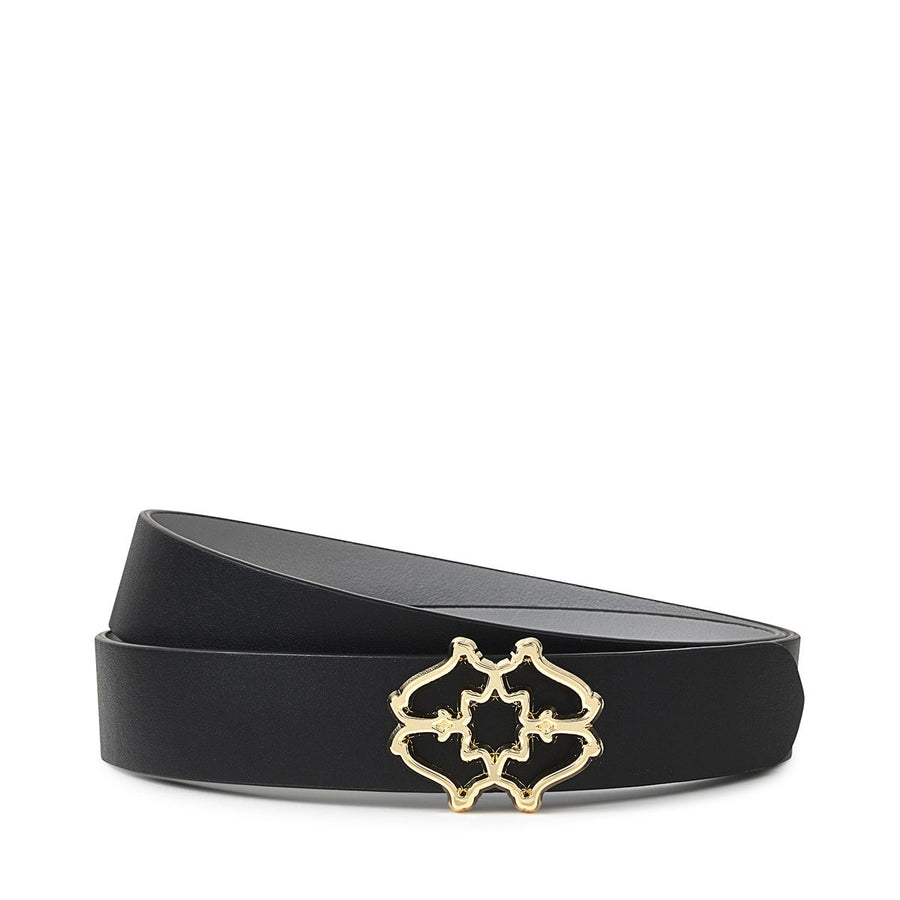 Heirloom Street Classic Belt in Black - B8478001N