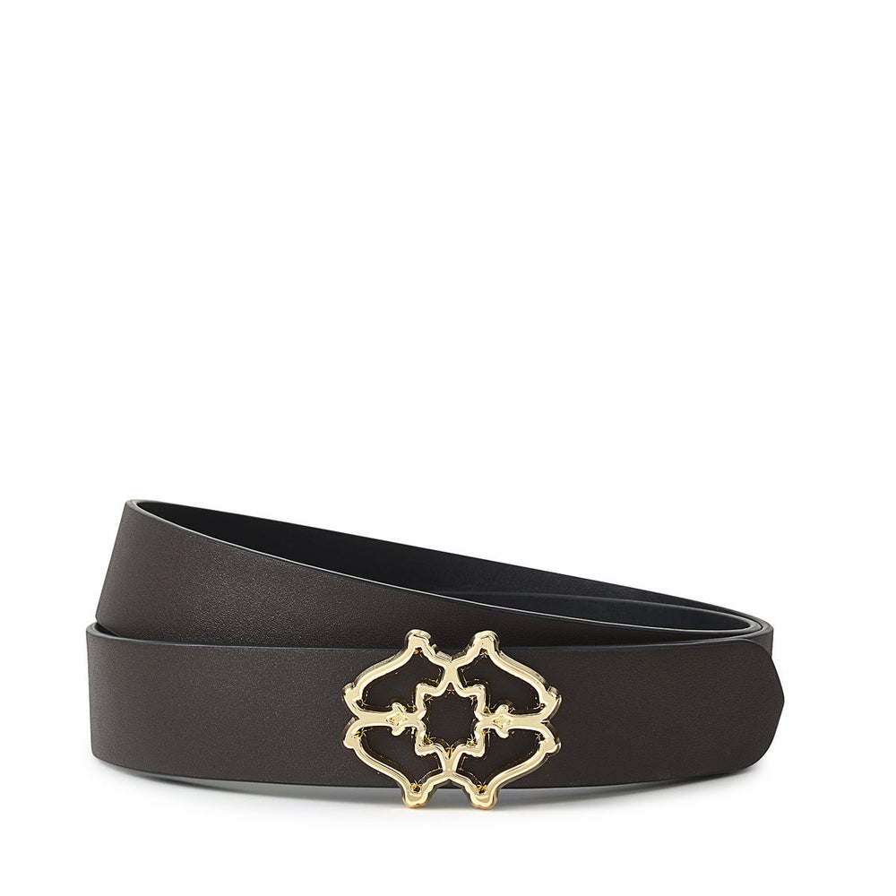 Heirloom Street Classic Belt in Dark Cherry - B8478609P