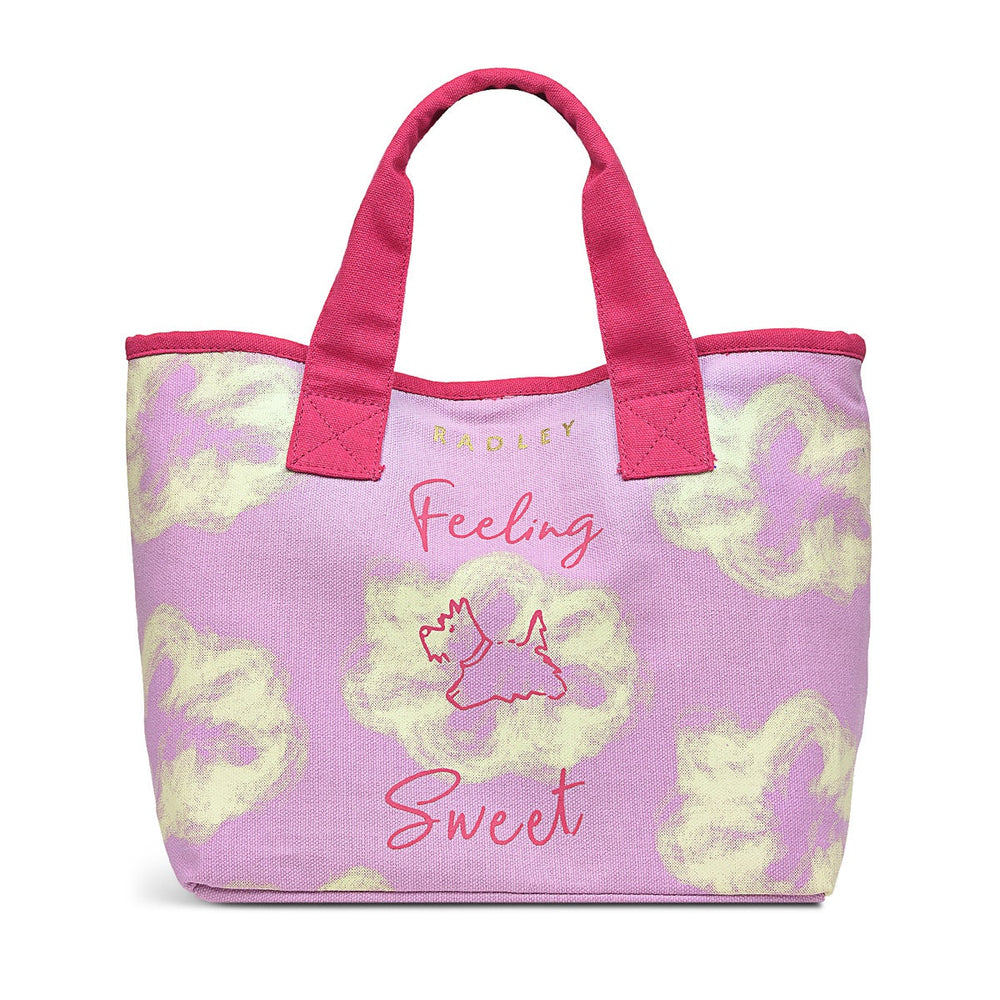 Feeling Sweet Fabric Small Crook Satchel in Sugar Pink - C1645679