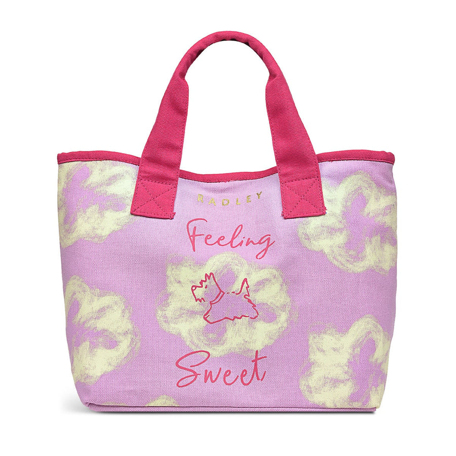 Feeling Sweet Fabric Small Crook Satchel in Sugar Pink - C1645679