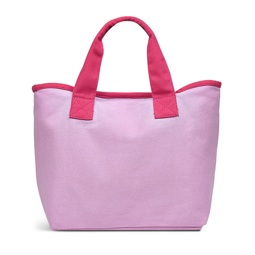 Feeling Sweet Fabric Small Crook Satchel in Sugar Pink - C1645679