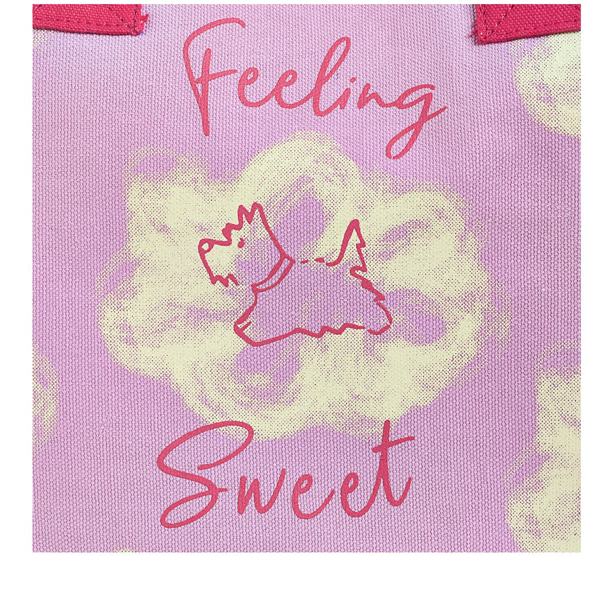 Feeling Sweet Fabric Small Crook Satchel in Sugar Pink - C1645679