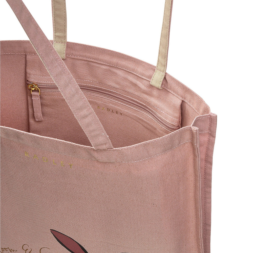 Bloom & Grow Fabric Medium Open Top Tote in Prairie Pink - C2188688
