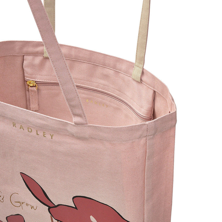 Bloom & Grow Fabric Small Tote in Prairie Pink - C2189688