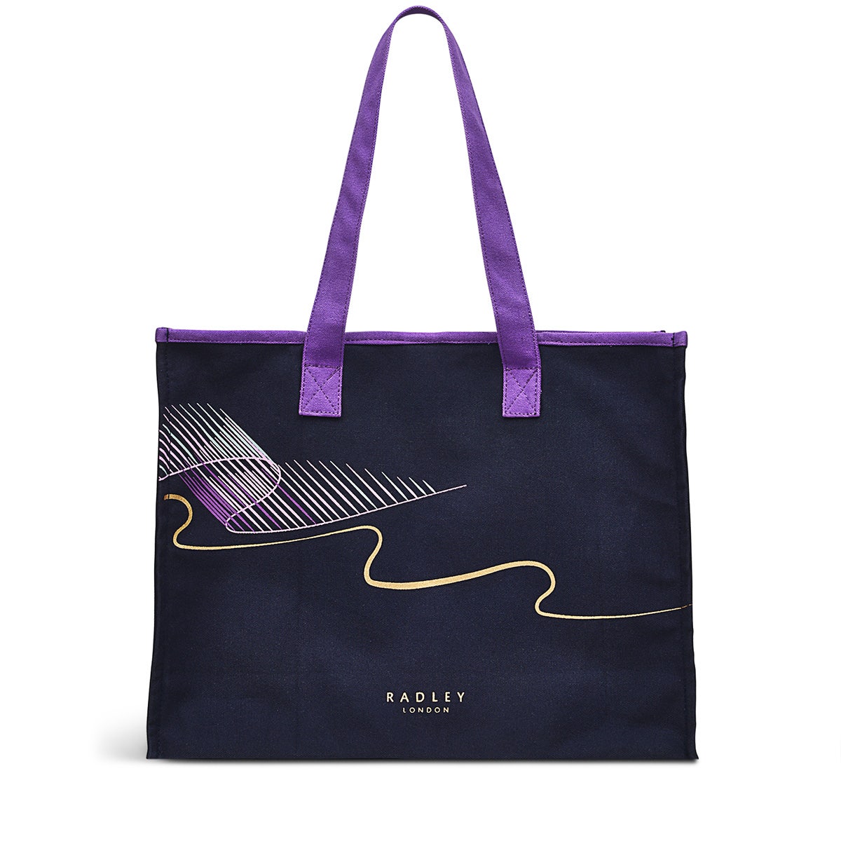 WANDERING STAR LARGE OPEN TOP TOTE INK