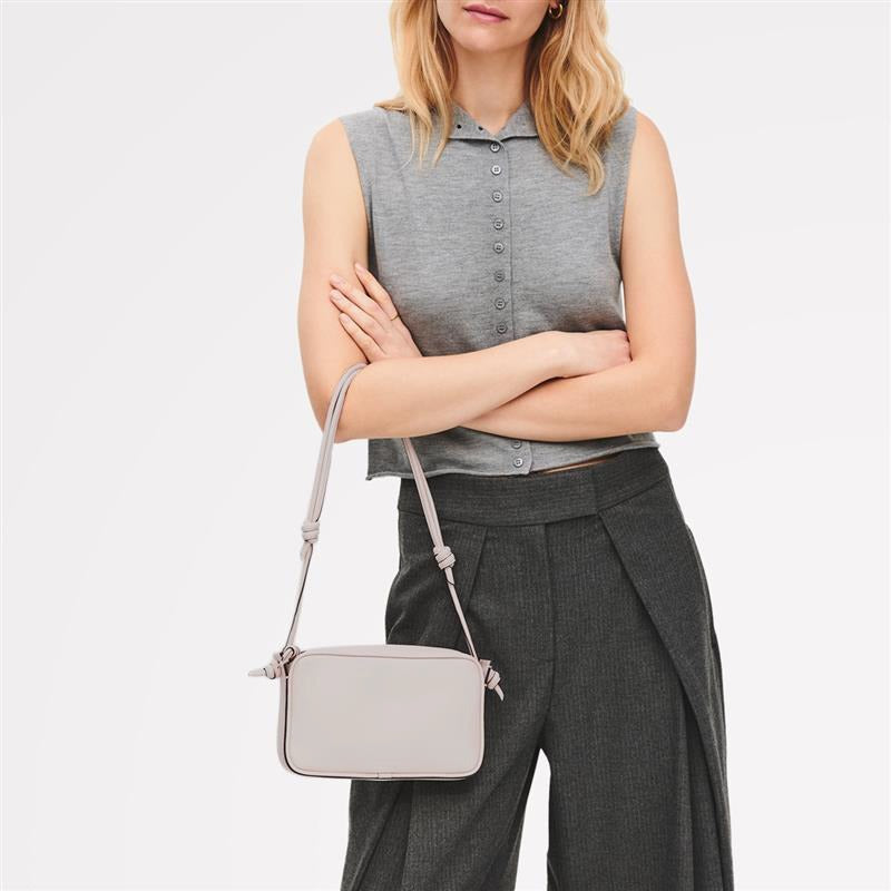 The Camden Small Ziptop Shoulder Salt - 113466